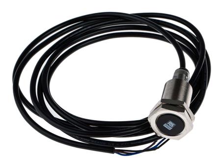 701-8213 RS Pro PNP Inductive Sensor 5 mm Detection Range, Barrel 48mm length, 10 → 30 V dc, IP67
