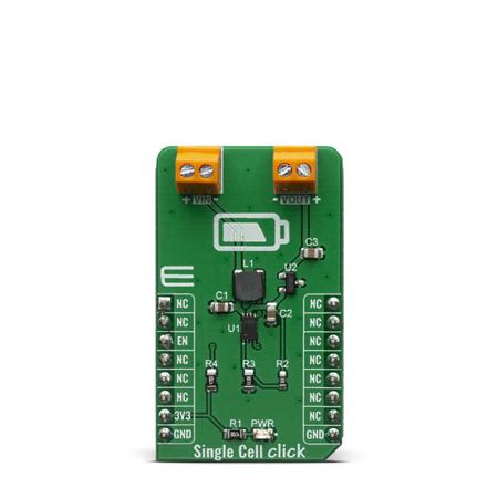 MIKROE-3844 MikroElektronika Single Cell Click Boost Regulator for Mikroe-3844
