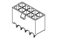 39-29-6228 Molex 5566 Series Vertical PCB PCB Header, 22 Contact(s), 4.2 mm Pitch, 2 Row, Shrouded