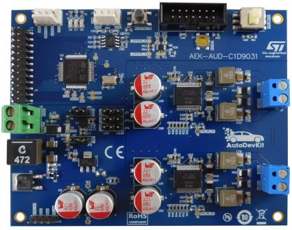 AEK-AUD-C1D9031 STMicroelectronics , AVAS Solution Based on SPC582B60E1 Chorus Family MCU and FDA903D Class D Audio
