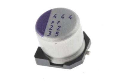 35SVPF39M Panasonic 39μF Surface Mount Polymer Capacitor, 35V