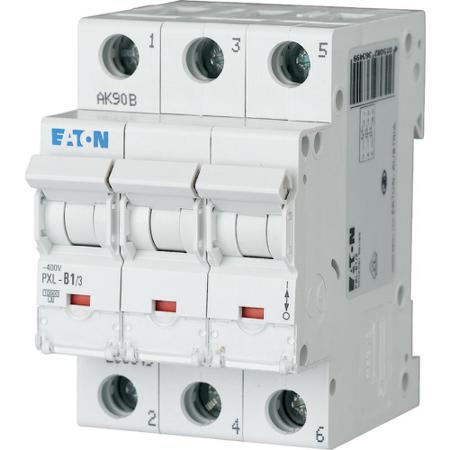 236349-PXL-B1-3 Eaton xPole - PXL PXL MCB, 3P, 1A Curve B, 400V AC, 10 kA Breaking Capacity