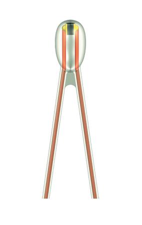 B57541G1103F000 EPCOS Glass Encapsulated NTC Thermistor, NTC Type, 0.4 x 66mm