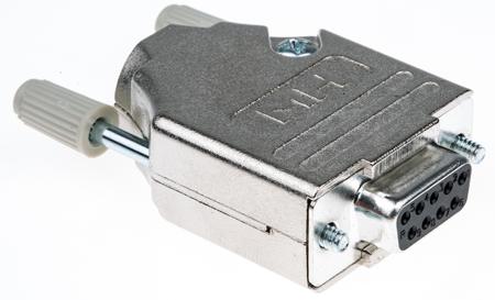 MHDTZK9-DB9S-K MH Connectors MHDTZK 9 Way D-sub Connector