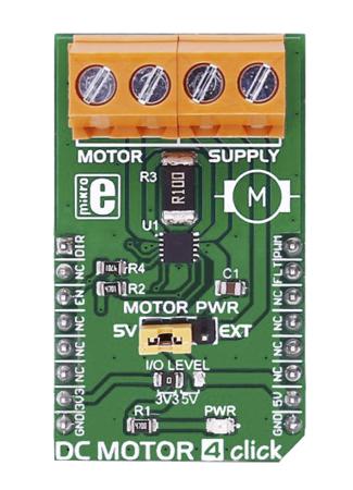 MIKROE-2221 MikroElektronika DC Motor 4 Click DC Motor for EMC2301