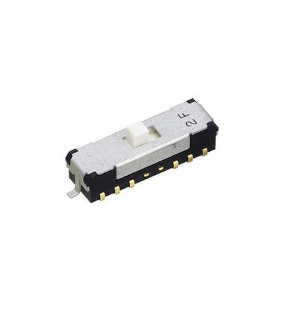 CMS-2402C NIDEC COPAL ELECTRONICS GMBH Surface Mount Slide Switch DPDT DP 100 mA Slide