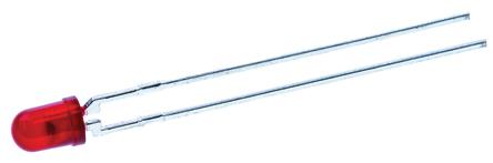 L-132XSURTK Kingbright 630 nm Red LED, 3mm (T-1) Round Through Hole package
