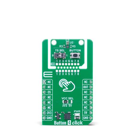 MIKROE-6620 MikroElektronika Button 4 Click Add On Board for Button 4 Click Add On Board Embedded Application