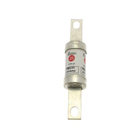 TBC20 20A Tag Fuse, 27 x 129mm, 0.46/0.66kV, 111mm