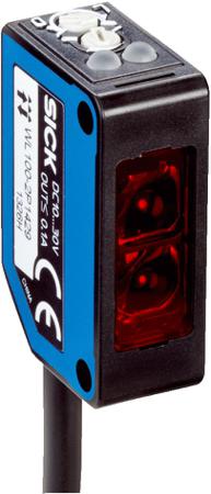 WL100-2P1332S17 Sick Retroreflective Photoelectric Sensor, Rectangular Sensor, 0.01 → 3 m Detection Range