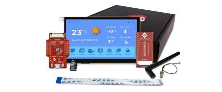 SK-GEN4-ESP32-70CT 4D Systems , GEN4-ESP32-70CT Starter Kit 7in TFT Starter Kit With ESP32 SoC for Display Development