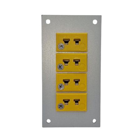 106-718 RS PRO Thermocouple Connector Panel, RoHS Standard