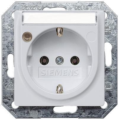 5UB1935 Siemens 5UB19 Electrical Socket, 16A, Schuko