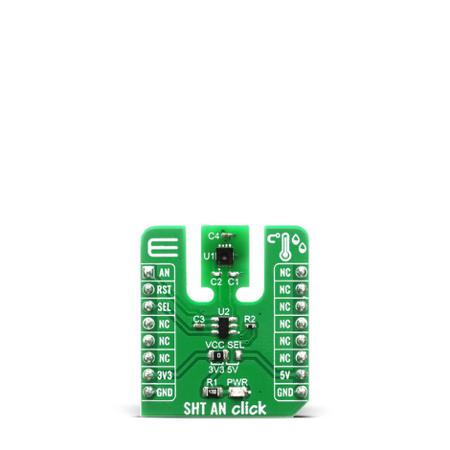 MIKROE-3984 MikroElektronika SHT AN Click Temperature & Humidity Sensor Temperature Sensor Board for SHT31 ARP