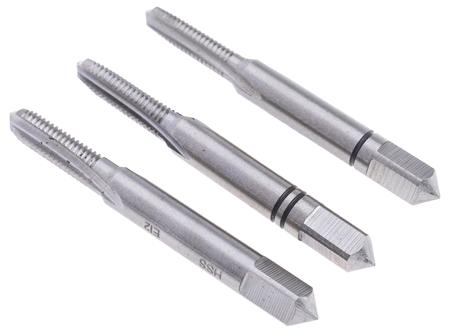 10012 EVENTUS 3 Piece M5 HSS Hand Tap Set Taper Tap; Second Tap and Plug Tap