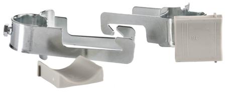 2357000 Rittal Natural Steel C-clip, 38mm Max. Bundle
