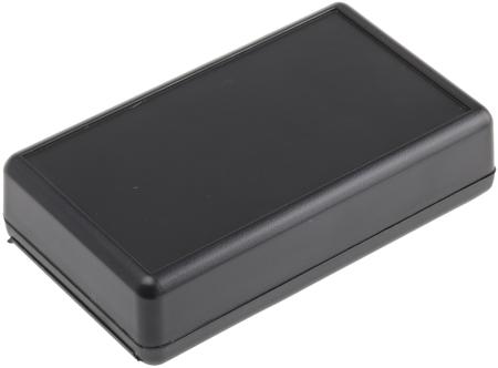 1593QBK Hammond 1593 Black ABS Enclosure, 112 x 66 x 28mm