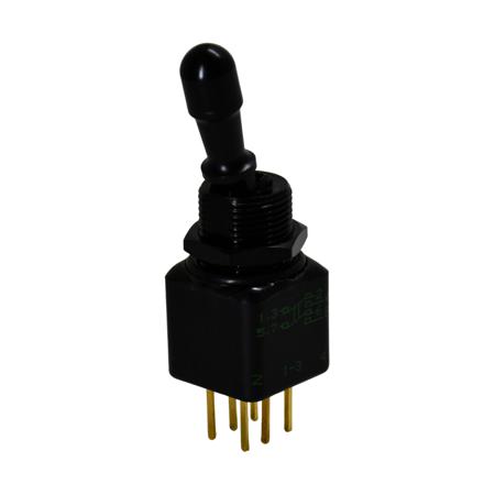 12246-2VX778 APEM Toggle Switch, Panel Mount, On-On, DPST, Solder Lug Terminal, 28V dc