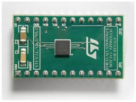 STEVAL-MKI170V1 STMicroelectronics IIS328DQ Adapter Board for a Standard DIL24 Socket Adapter Board Standard DIL24 socket