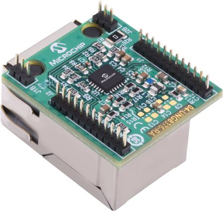 EV55L82A Microchip  LAN8742A Ethernet Daughter Board for Microchip Starter Kits