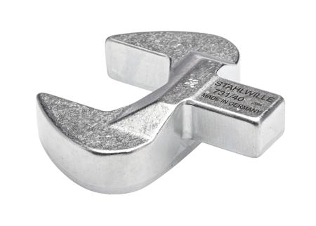 58214036 STAHLWILLE 731/40 Series Open Ended Insert Open-Ended Shell Tool, 36.0 mm, 14 x 18mm Insert