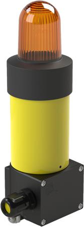 31006904000 Pfannenberg CWB-ATEX Series Amber Flashing Beacon, 12 → 48 V dc, Bracket Mount, LED Bulb, IP66
