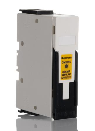 CM32FCW Eaton 32A Rail Mount Fuse Holder for A1 Fuse, 1P, 660V ac