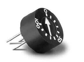 93PR100KLF 100kΩ, Through Hole Trimmer Potentiometer 1W Top Adjust TT ElectronicsBI, 93