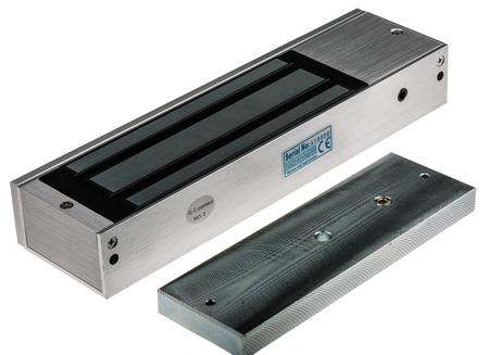 741-8253 RS PRO Single Door Access Control Door Magnet, 1200lb Holding Force 12V dc