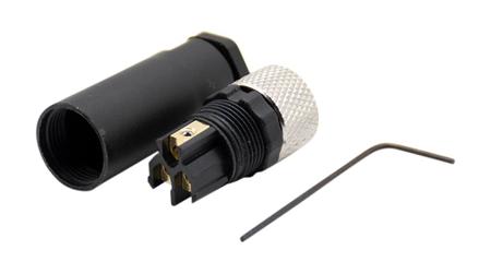 RND-205-01140 RND Connector, 3 Contacts, Cable Mount, M8 Connector, Socket, Female, IP67, RND 205 Series