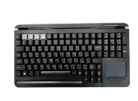 KYB500-S109P-AR Ceratech  Wired PS/2 Compact Keyboard, QWERTY (Arabic), Black