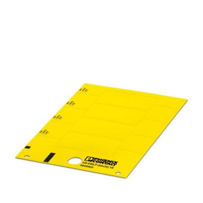 0828905 Phoenix Contact US-EML Yellow on Yellow Cable Labels, 30 mm Length, 60 mm Width, 30mm Label Length, 60mm Label Width