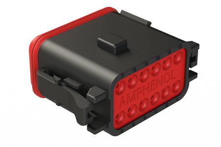 AT06-12SB Amphenol Industrial, AT Receptacle 12 Way Crimp Housing