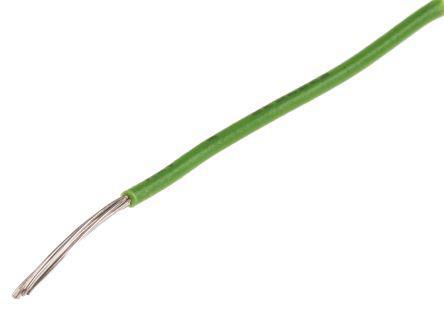 811-7507 RS Pro Green, 100m SR-PVC UL1061 Hook Up Wire, 300 V 24 AWG
