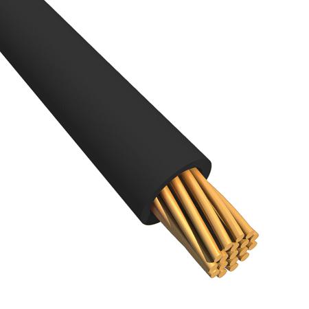 6715 BK001 Alpha Wire Ecogen Ecowire Series Black 0.75 mm² Hook Up Wire, 18 AWG, 16/0.25 mm, 305m, MPPE Insulation,