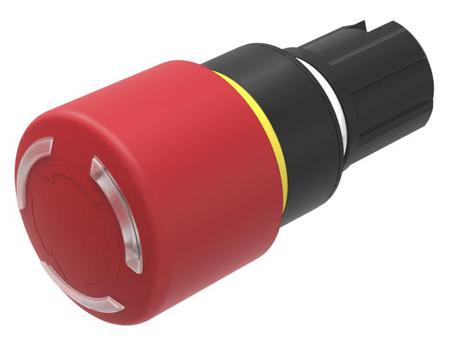 45-2D36.1820.000 EAO 45 Series, Twist Release, Emergency Stop Push Button Head
