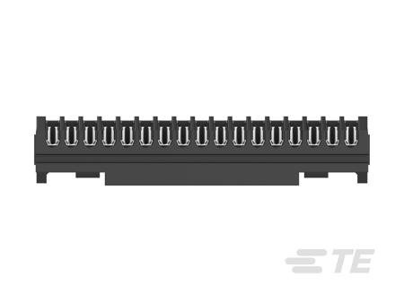 1-2355088-7 MICRO CT Series Straight Cable Mount, IDC PCB Socket, 17-Contact, 1-Row, 1.2mm Pitch, IDC Termination