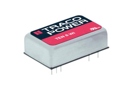TEN-8-2421WI TRACOPOWER TEN 8WI 8W Isolated DC-DC Converter Through Hole, Vin 9 → 36 V dc, Vout ±5V dc Railway Approved