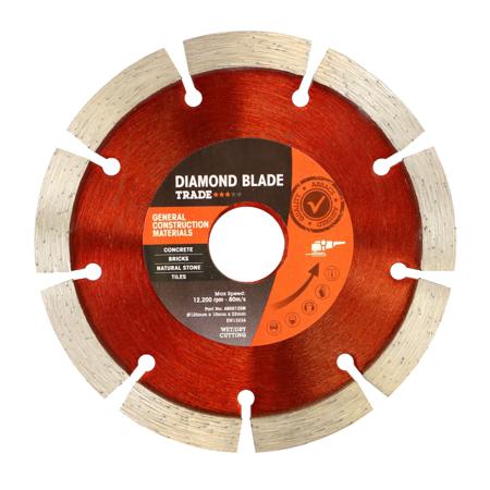 148-062 RS PRO Diamond Cutting Blade, 125mm x 10mm Thick, 1 in pack