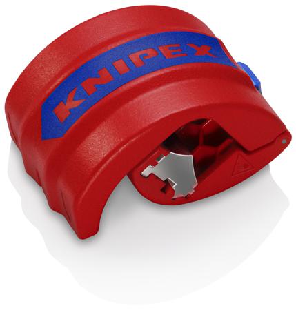 90 22 10 BK Knipex BiX® Pipe Cutter 16 → 50 mm, Cuts Plastic