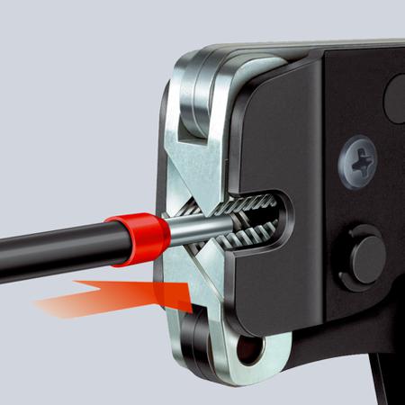 97-53-09 Knipex 97 53 09, Crimping Tool for Bootlace Ferrule, 28 → 7 AWG