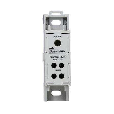 PDBFS220 Eaton Distribution Block, 175A, 600 V ac/dc, Grey