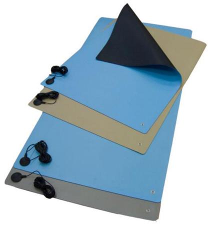 32-200-3609 EUROSTAT Grey Table ESD-Safe Mat, 900mm x 600mm x 2.1mm
