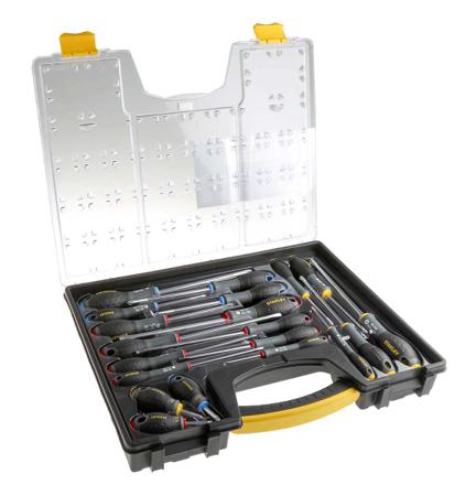 5-62-572 Stanley Tools Phillips; Pozidriv; Slotted Screwdriver Set, 20-Piece