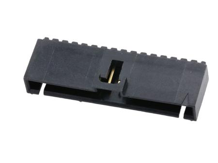 70553-0015 Molex 70553 Series Right Angle Through Hole Header, 16 Contact(s), 2.54 mm Pitch, 1 Row, Shrouded