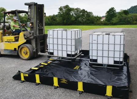 JEN28519BL Justrite PVC Spill Berm for Spill Control, 2820L Capacity