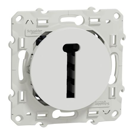 S520496 Schneider Electric White, 1 Gang, Odace
