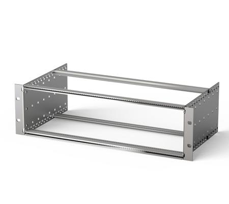 24564131 nVent SCHROFF EuropacPRO Series 3U Aluminium Subrack, 84HP, 175mm Depth