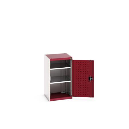 40010125.24V Bott 1 Door Sheet Steel Cupboard, 525 x 525 x 900mm