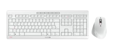 JD-8550DE-0 Cherry  Wireless Ergonomic Keyboard & Mouse Set, QWERTZ, White